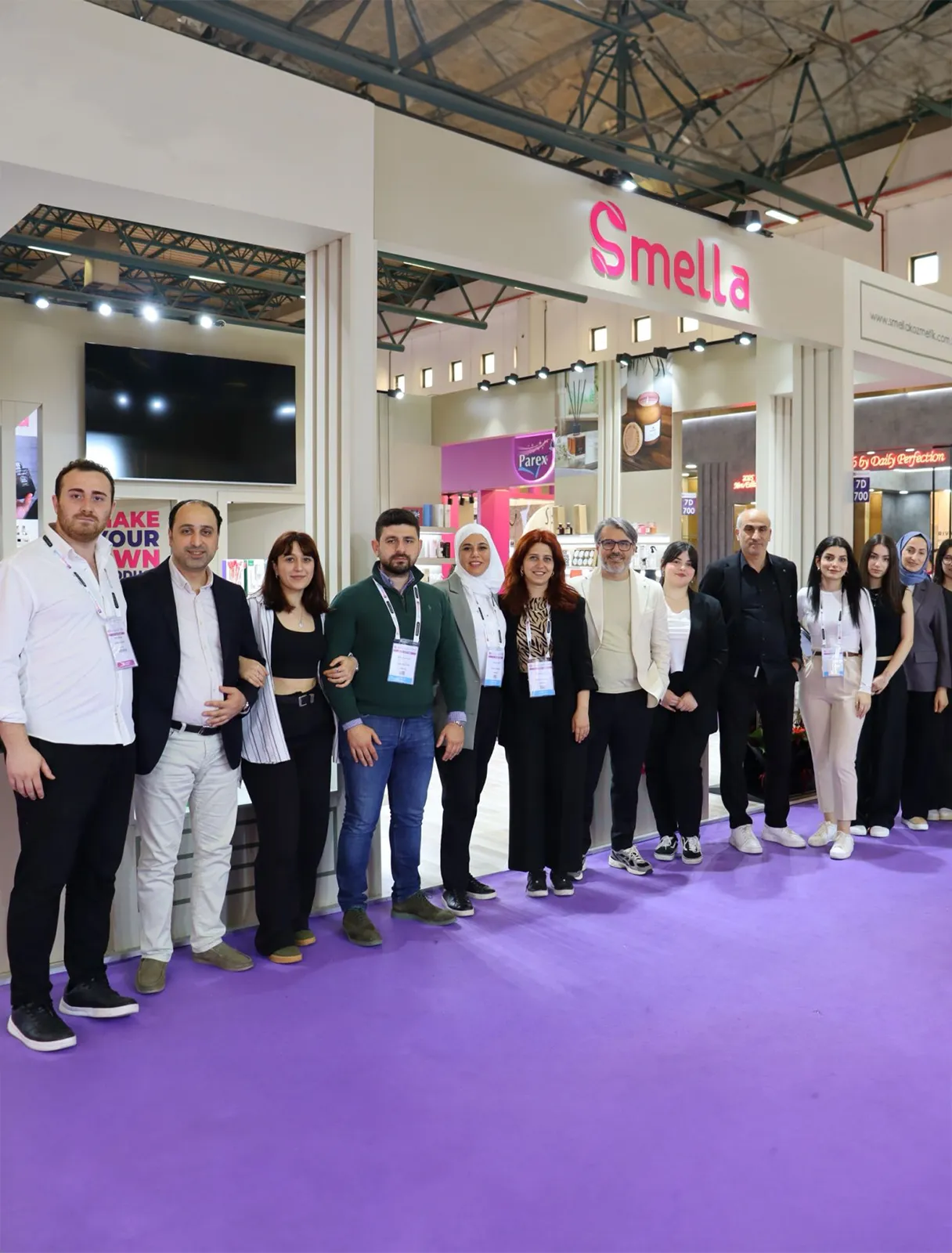 Beauty Istanbul 2025 fuarında Smella Kozmetik standı