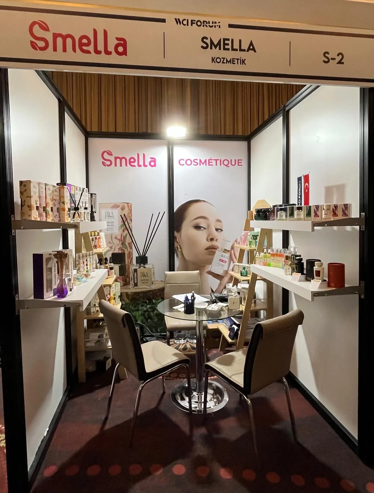 Smella Kozmetik stand at 13. WCI Forum 2025